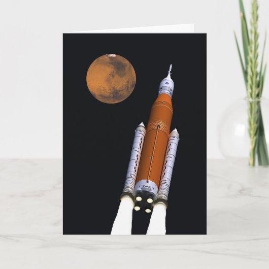 SLS Space Launch System Karte (Vorderseite)