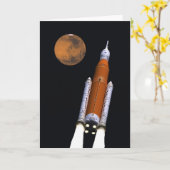 SLS Space Launch System Karte (Gelbe Blume)