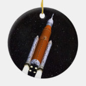 SLS Space Launch System Keramik Ornament (Hinten)
