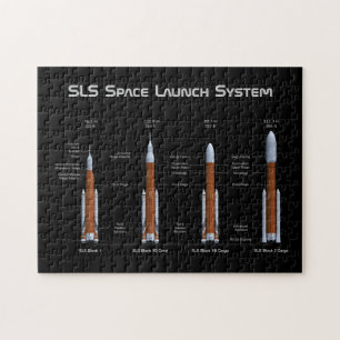 SLS Space Launch System Rockets Puzzle