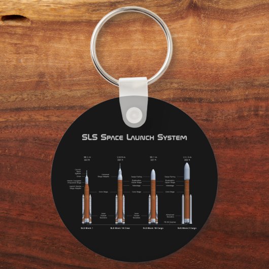 SLS Space Launch System Schlüsselanhänger (Vorderseite)