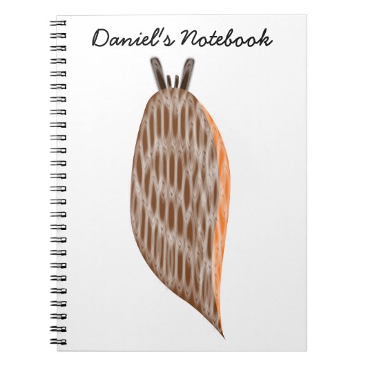 Slug - individualisierbares Notebook Notizblock (Vorderseite)