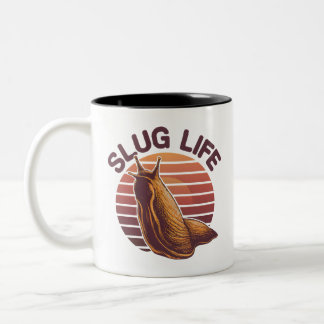 Slug Life Funny Pub Vintages Geschenk für Lover Zweifarbige Tasse