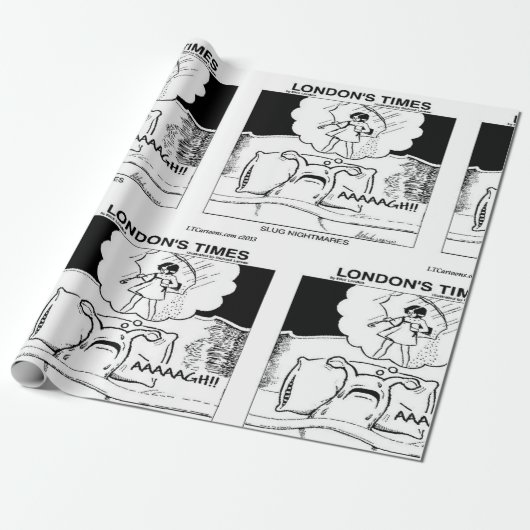 Slug Nightmares Classic LTCartoons Comic Geschenkpapier (Ungerollt)