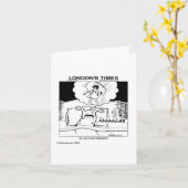 Slug Nightmares Classic LTCartoons Comic Karte (Gelbe Blume)