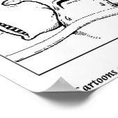 Slug Nightmares Classic LTCartoons Comic Poster (Ecke)