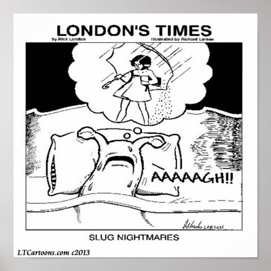 Slug Nightmares Classic LTCartoons Comic Poster (Vorne)