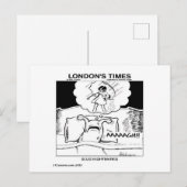 Slug Nightmares Classic LTCartoons Comic Postkarte (Vorne/Hinten)