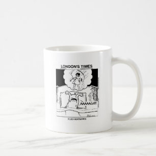 Slug Nightmares Funny Cartoon Geschenke & T-Shirts Kaffeetasse