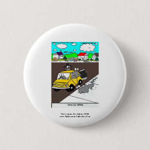 Slug/Snail-Qualität Funny Cartoon Novelle Button
