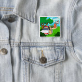 Slug Traffic Polizist Funny Button (Beispiel)