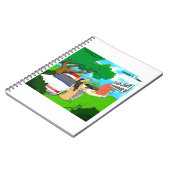 Slug Traffic Polizist Funny Notizblock (Linke Seite)