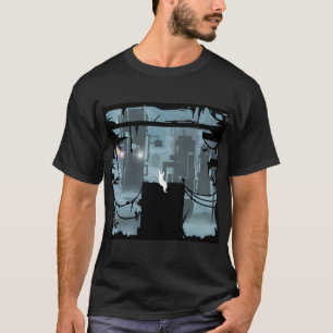 Slugcat im Nebel lustig vintage T-Shirt