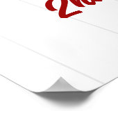 Slugger Baseball 2nd Birthday Welcome Sign Poster (Ecke)