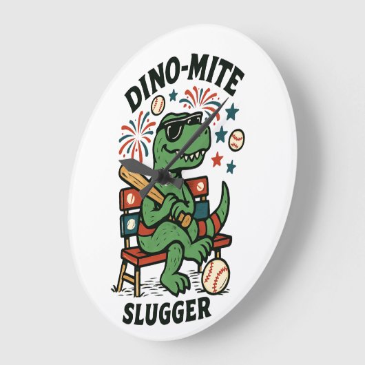 Slugger Große Wanduhr (Winkel)