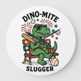 Slugger Große Wanduhr