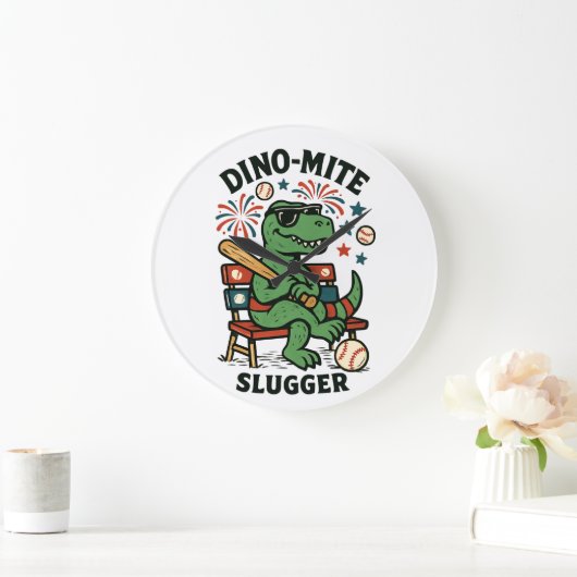 Slugger Große Wanduhr (Zuhause)