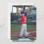 Slugger Shark Birthday Bash Foto Einladung (Rückseite)