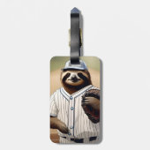 "Slugger Sloth: Langsam und standhaft an der Platt Gepäckanhänger (Rückseite vertikal)
