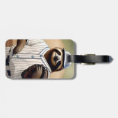 "Slugger Sloth: Langsam und standhaft an der Platt Gepäckanhänger (Rückseite horizontal)