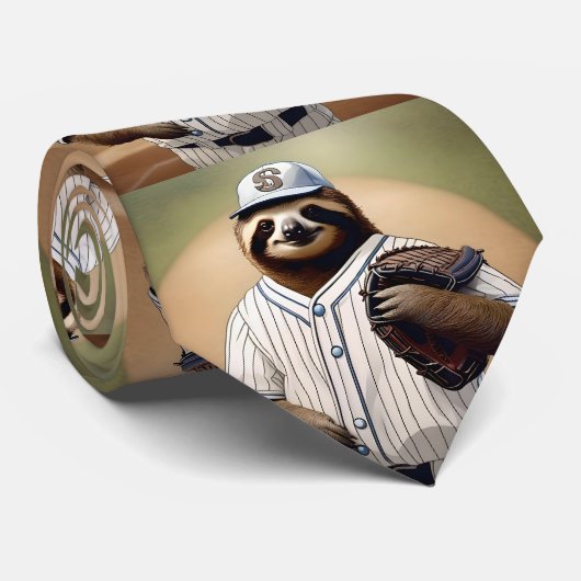 "Slugger Sloth: Langsam und standhaft an der Platt Krawatte (Gerollt)