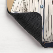 "Slugger Sloth: Langsam und standhaft an der Platt Mousepad (Ecke)