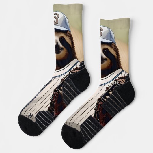 "Slugger Sloth: Langsam und standhaft an der Platt Socken (Links)