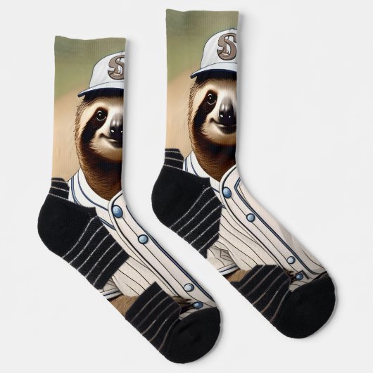 "Slugger Sloth: Langsam und standhaft an der Platt Socken (Rechts)