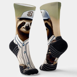"Slugger Sloth: Langsam und standhaft an der Platt Socken