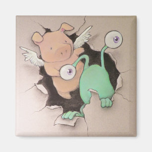 sluggo und philomena Magnet