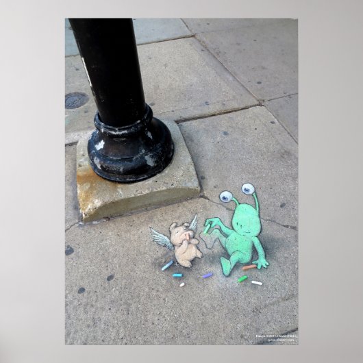 Sluggo Zeichne sich selbst Poster (Vorne)
