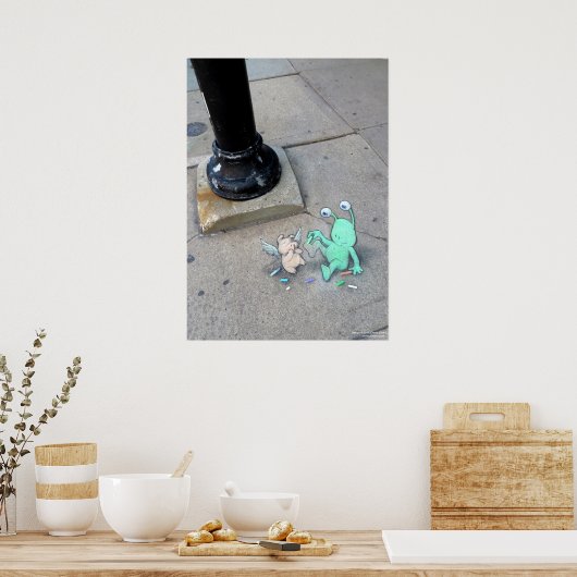 Sluggo Zeichne sich selbst Poster (Küche)