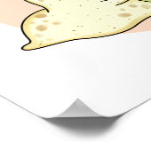 Slugs and Kisses Funny Slug Pun Poster (Ecke)