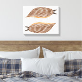 Slugs Canvas Print Leinwanddruck (Insitu (Schlafzimmer))