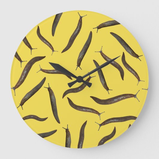 Slugs Große Wanduhr (Vorderseite)