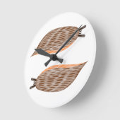 Slugs Wall Clock Runde Wanduhr (Winkel)