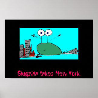 Slugzilla-Angriffe Poster