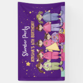 Slumber Birthday Party Banner (Vertikal)