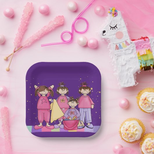 Slumber Birthday Party Pappteller (Party)