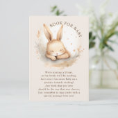 Slumber Bunny Book for Baby Begleitkarte (Stehend Vorderseite)