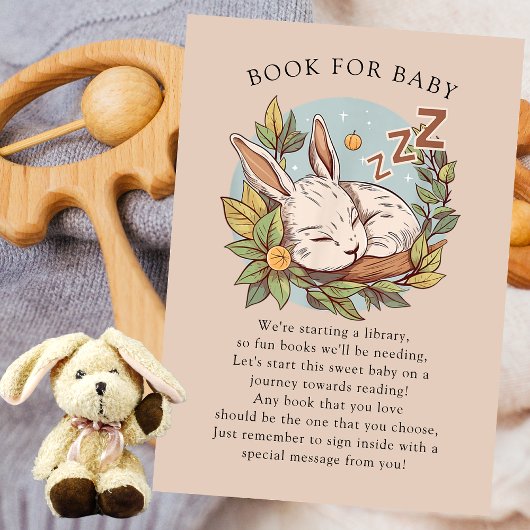 Slumber Bunny Book for Baby Begleitkarte