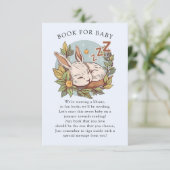 Slumber Bunny Book for Baby Begleitkarte (Stehend Vorderseite)