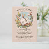 Slumber Bunny Book for Baby Begleitkarte (Stehend Vorderseite)