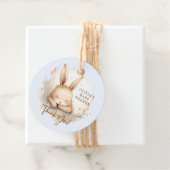 Slumber Bunny Boys Baby Dusche Gefallen Geschenkanhänger (Beispiel)