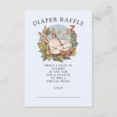 Slumber Bunny Diaper Raffle Begleitkarte (Vorderseite)