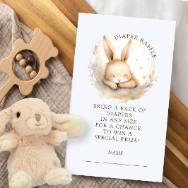Slumber Bunny Diaper Umschließkarte Begleitkarte
