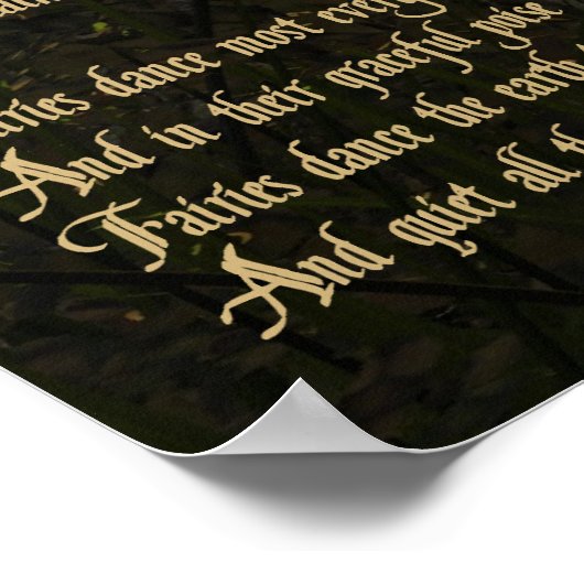 Slumber Fairies Poster (Ecke)