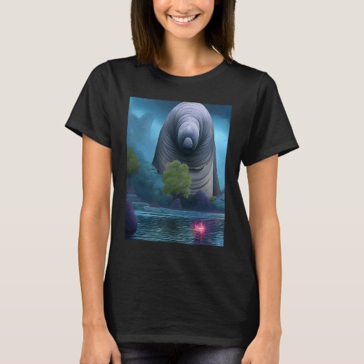 Slumber Mountain Manatee T-Shirt (Vorderseite)