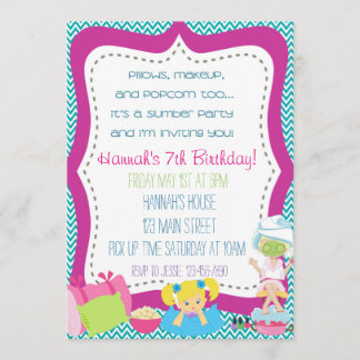 Slumber Party Einladung