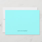 Slumber-Party-Fotovorlage Einladung (Rückseite)